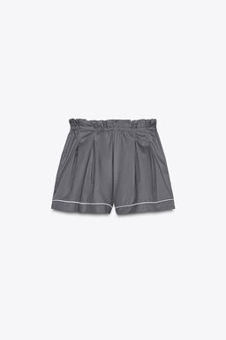 PIPING DETAIL VOLUME SHORTS - Zara фото 7