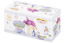 Набор кружек 2 пр. 380 мл 12,3*9*9 см "Лаванда" фарфор NEW BONE CHINA