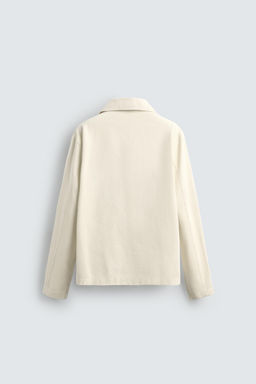 WASHED TEXTURED OVERSHIRT - Zara фото 7
