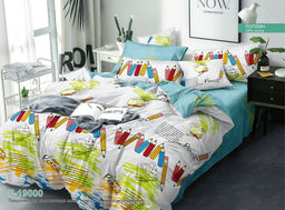 Детское белье - Поплин 19000 PENCIL 2-спальный с Евро простыней