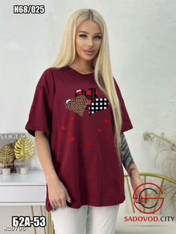 Футболка оверсайз с рисунком