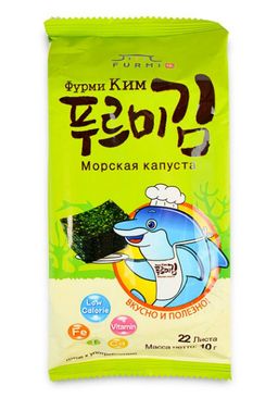 384448 Морская капуста "Фурми Ким" 10гр*22 листа/"Furmi seasoned seaweed"