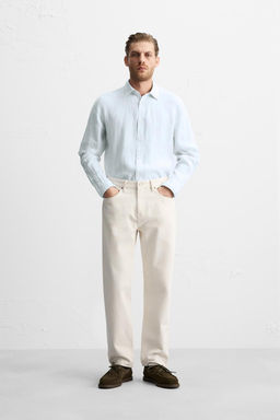 100% LINEN SHIRT - Zara фото 34