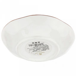 Аквилегия Блюдце-розетка для варенья фарфоровое д9,8см h2,2см, с деколью, волнистый край, отводка (Китай) - Домашняя мода фото 4