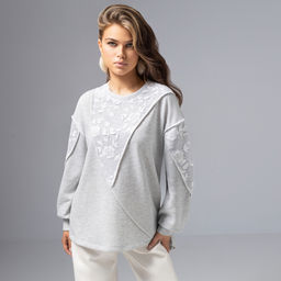 Свитшот со швами наружу, Границы нежности (мелодия чувств) - Charutti фото 7