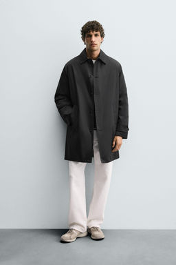 TRENCH COAT WITH DETACHABLE LINING