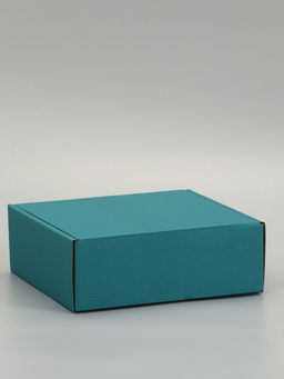 Цена за 50 шт. Коробка самосборная, изумрудная, 26 х 24 х 10 см