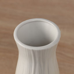 Ваза Фрэнсис галант, талия, 20.5?7.5 см, керамика, белая, жёлтая