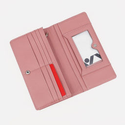 Кошелёк на кнопке, цвет розовый - Simaland фото 3