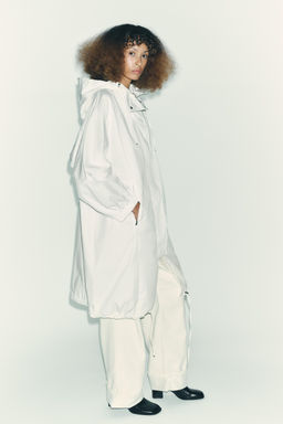 OVERSIZE MULTI-POSITION HOODED PARKA ZW COLLECTION - Zara фото 3