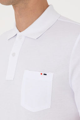 Erkek Regular Fit Polo Yaka Beyaz Cepli Ti__rt Sepette S_rpriz _ndirim - U.s. polo assn фото 7
