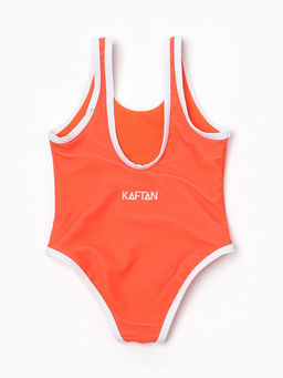 Купальник для девочки слитный KAFTAN: Summer, оранжевый, размер 30 (98-104 см)