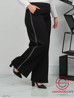 Брюки палаццо турецкий трикотаж