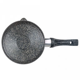 Ковш с тефлоновым покрытием 2,0л, д20см "Гранит", h8,5см, s0,4см, ручка из термостойкого пластика (Россия)