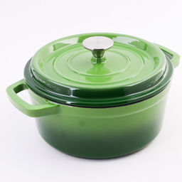 Кастрюля чугун 2,6 л Mayer&Boch покрытие эмаль зелёная MB (х2) 40628