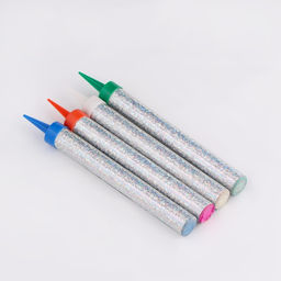 Свечи фонтаны в торт «Цветные искры», 4 шт., 10 см, горение 30 сек.