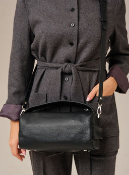 Кожаная сумка Solea DBR 31365 черный  фото 6