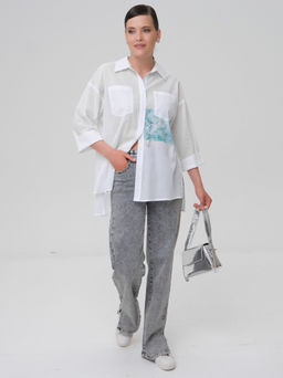 Блузка с принтом