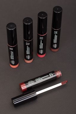 Жидкая помада для губ 15 Вишнёвый - Siberina фото 3