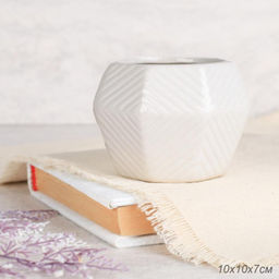 Кашпо 10х7 / 7021W /уп 8/96/