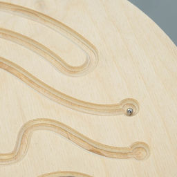 Доска балансировочная «Лабиринт», балансборд с шариком, 54×36 см