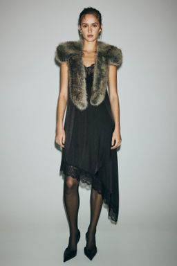 Vestido de tirantes con ribetes de encaje - H&m фото 9