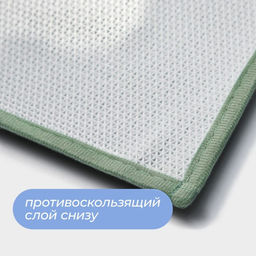 Коврик SAVANNA Мягкость, 50?80 см, зелёный  фото 5