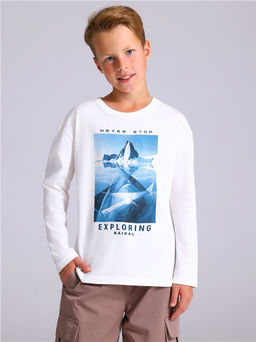 лонгслив 1ПДЛД4335001 - Апрель фото 3