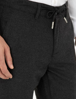 Antrasit Slim Fit Kanvas Pantolon - Pierre cardin фото 5