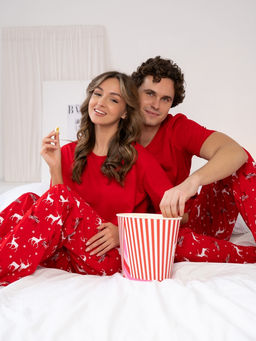 Комплект муж.арт.1252-1,красно-белый