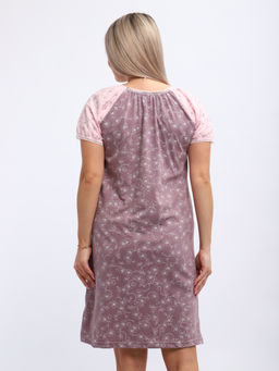 М296 сорочка Карина(цветы какао)