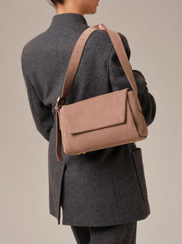 Замшевая сумка Nova DBR 31391 капучино фото 10