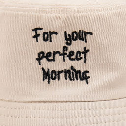 Панама MINAKU с надписями, бежевый, размер 56--58