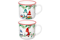 Набор 2 кружек 400 мл 12,5*9,5*8,8 см Гномики, фарфор NEW BONE CHINA - Elan gallery фото 5