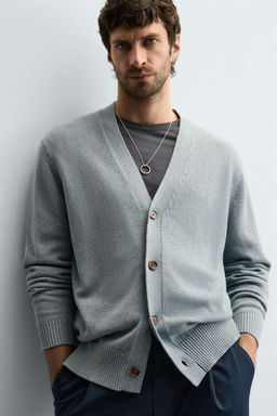 COTTON - CASHMERE CARDIGAN - Zara фото 6