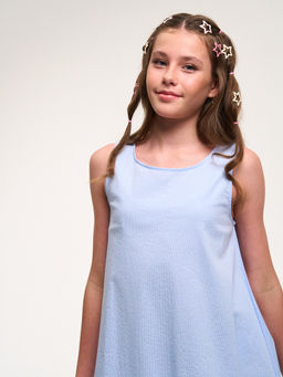 Сарафан голубая полоска 254222502