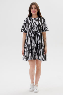 Платье женское из кулирки Бохо зебра макси - Амадэль фото 10