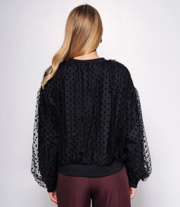 Бомбер #КТ6631 (4), чёрный - Dommod фото 3