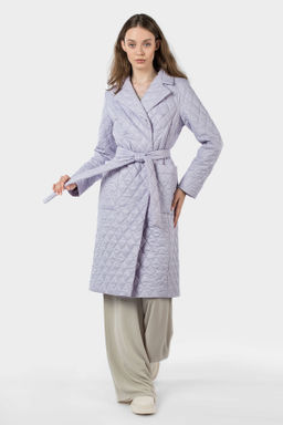 Пальто женское демисезонное (пояс) - El podio фото 6