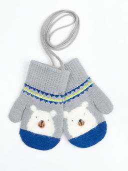 Варежки детские на шнурке Kim Lin