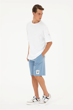 Мужские трикотажные шорты цвета индиго Неожиданная скидка в корзине - U.s. polo assn фото 3