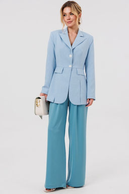 Жакет AmberA 1114-1 голубой фото 3