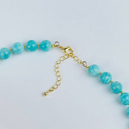 Колье из Амазонита и Лазурита - Радуга самоцветов фото 3