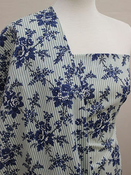 Импорт. хлопок Ренессанс цв.джинс, ш.1.48м, хлопок-100%, 110гр/м.кв - Купава фото 2