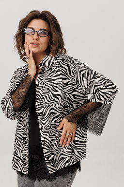 Блуза ANELLI 1801 зебра  фото 7