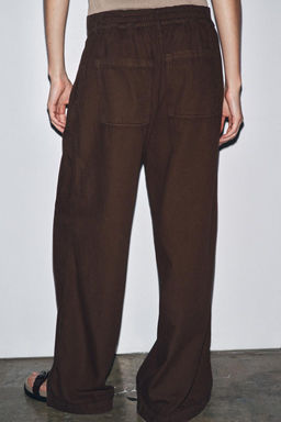 ZW COLLECTION JOGGER TROUSERS - Zara фото 6