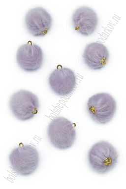 Подвеска шарик 16 мм (10 шт) SF-7612, фиолетовый №4