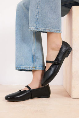Siyah Mary Jane Kad?n Babet TAKSS26BE00017 - Trendyolmilla фото 2
