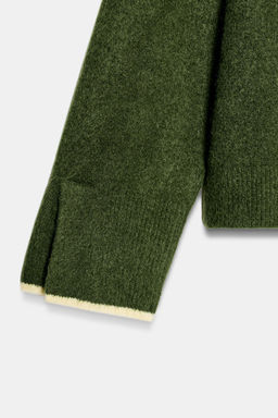 CARDIGAN WITH CONTRAST TRIMS - Zara фото 7