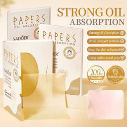 SADOER Матирующий салфетки против жирного блеска с ароматом розы, 100 шт.